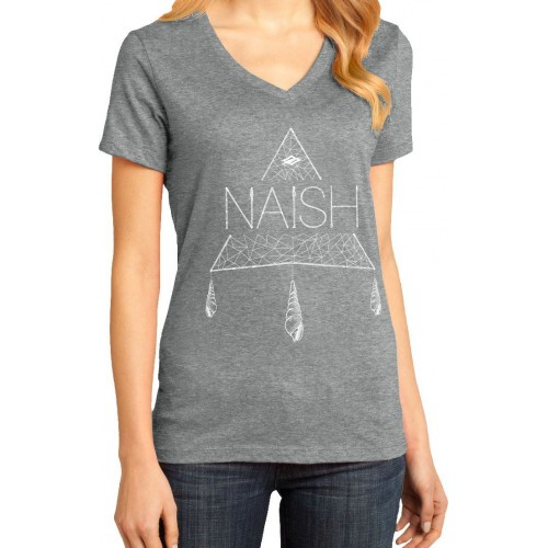 Naish APP Womens Boho Triangle V-Neck Grey