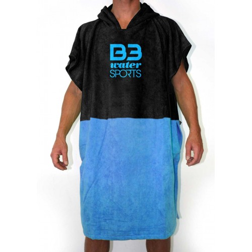 Poncho B3 Junior Negro/Azul
