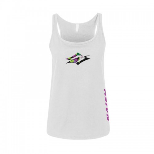 Camiseta Naish Flower Diamond Tank - White