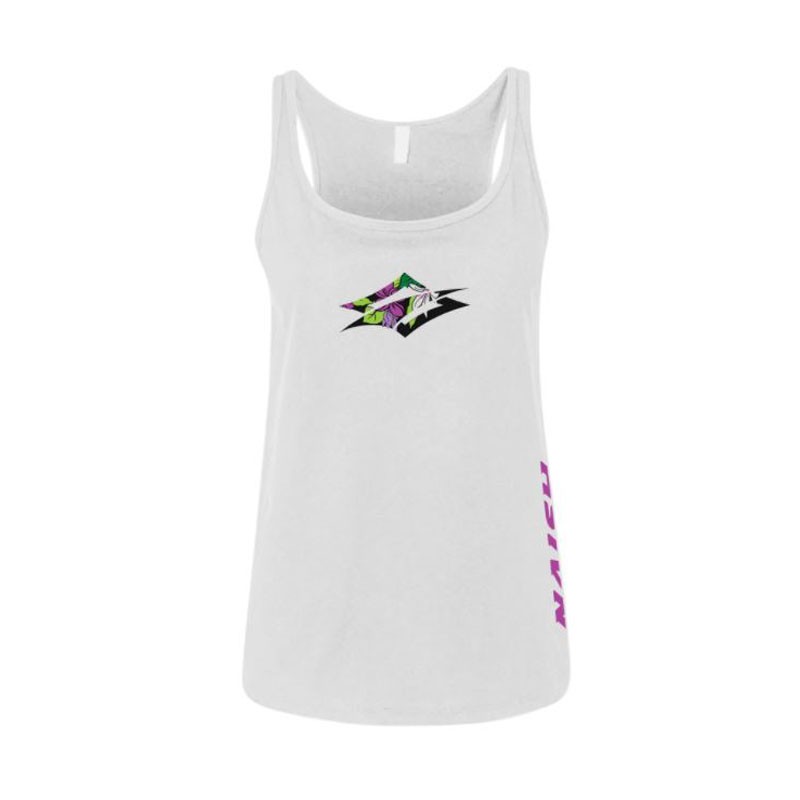 Camiseta Naish Flower Diamond Tank - White