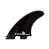 Set 2 Aletas FCS II Carver Negro S