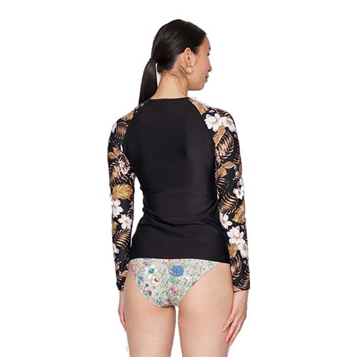 Camiseta Tecnica M/L Rip Curl PlayaBella Relaxed Black