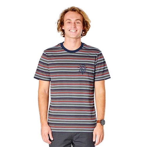 Camiseta Searchers Wyatt Stripe Rip Curl