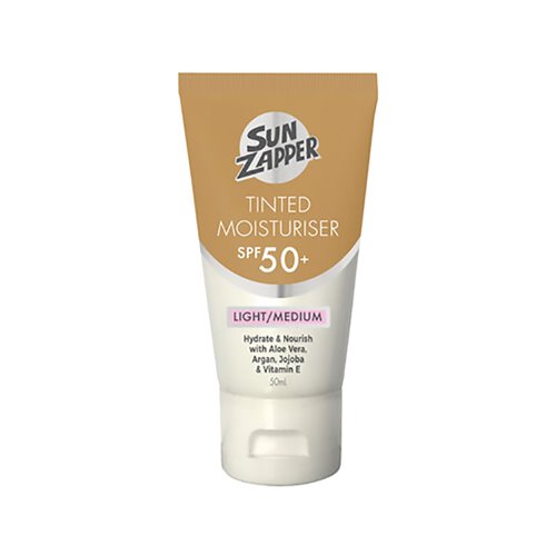 Sun Zapper Tinted Moisturiser SPF50+ Light Medium