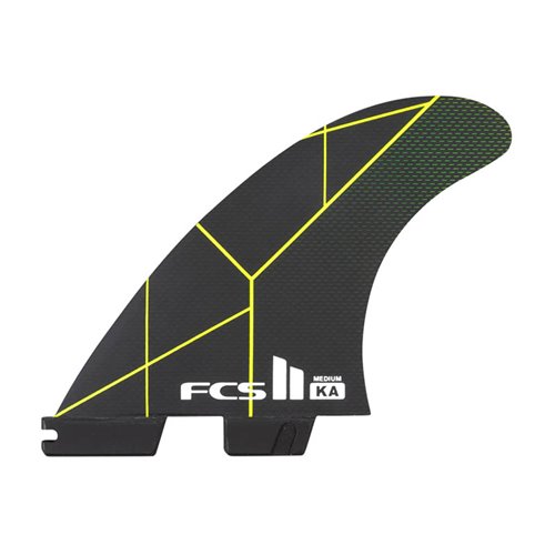 Aletas Surf FCS II KA PC L Black/Acid