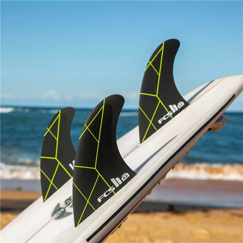 Aletas Surf FCS II KA PC L Black/Acid