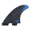 Set Aletas FCS II PC Black/Blue M